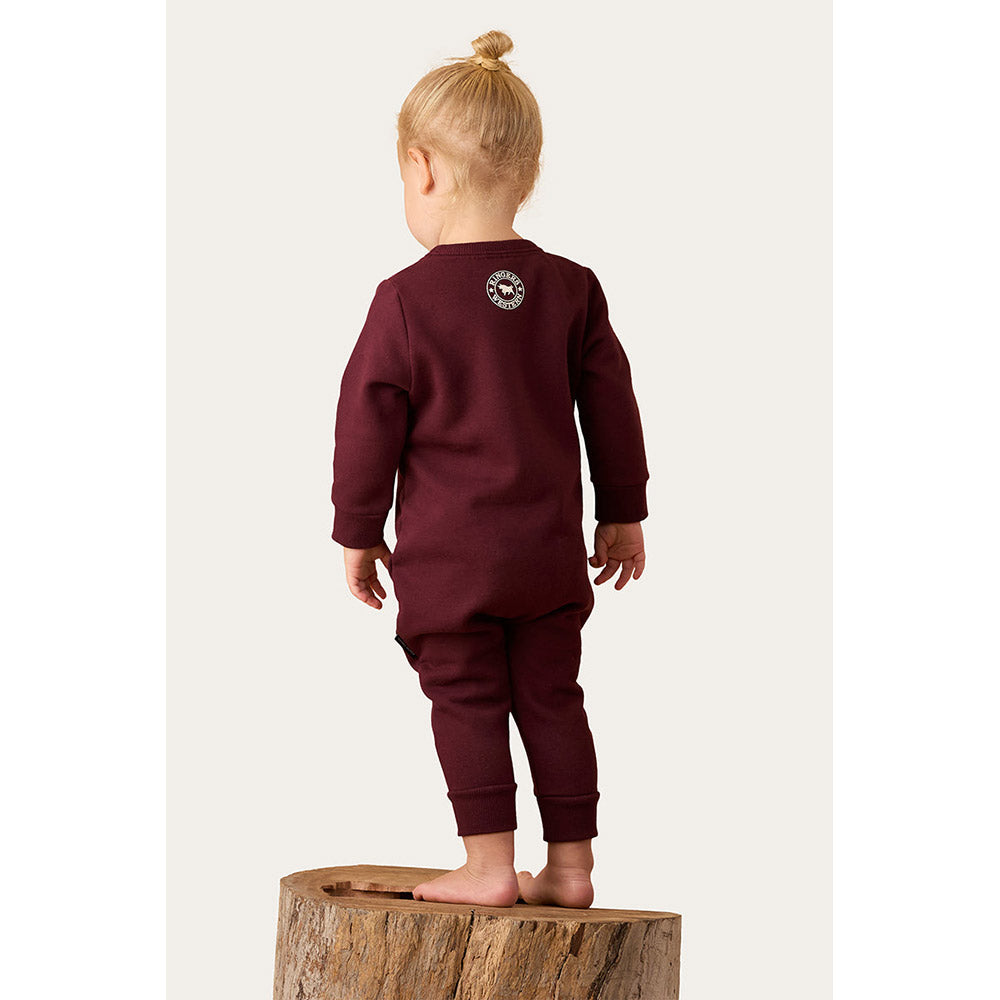 Ringers Western Moto Babies Fleece Long Sleeve Zip Onesie
