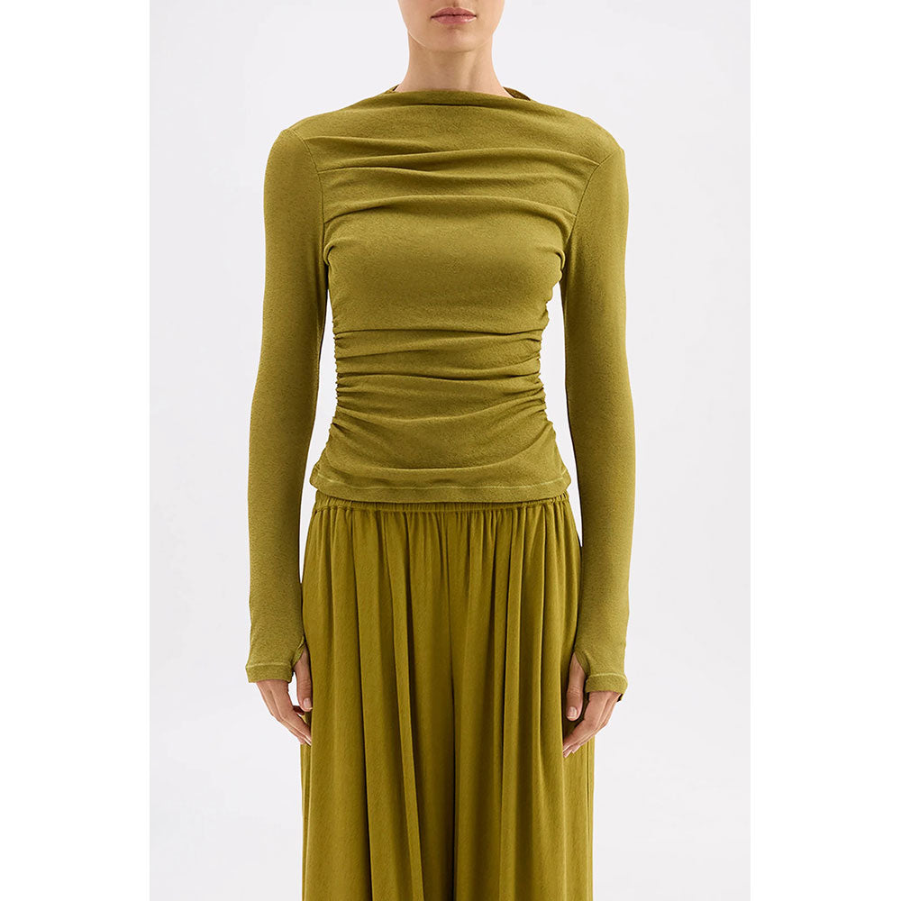 Nude Lucy Calista Mesh Long Sleeve Top