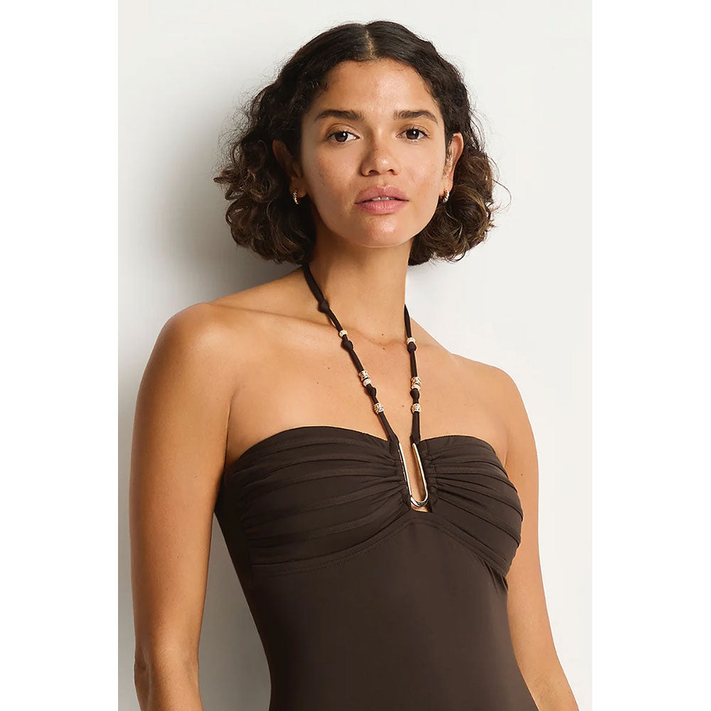 Sea Level Australia De Luxe U Bar Bandeau One Piece
