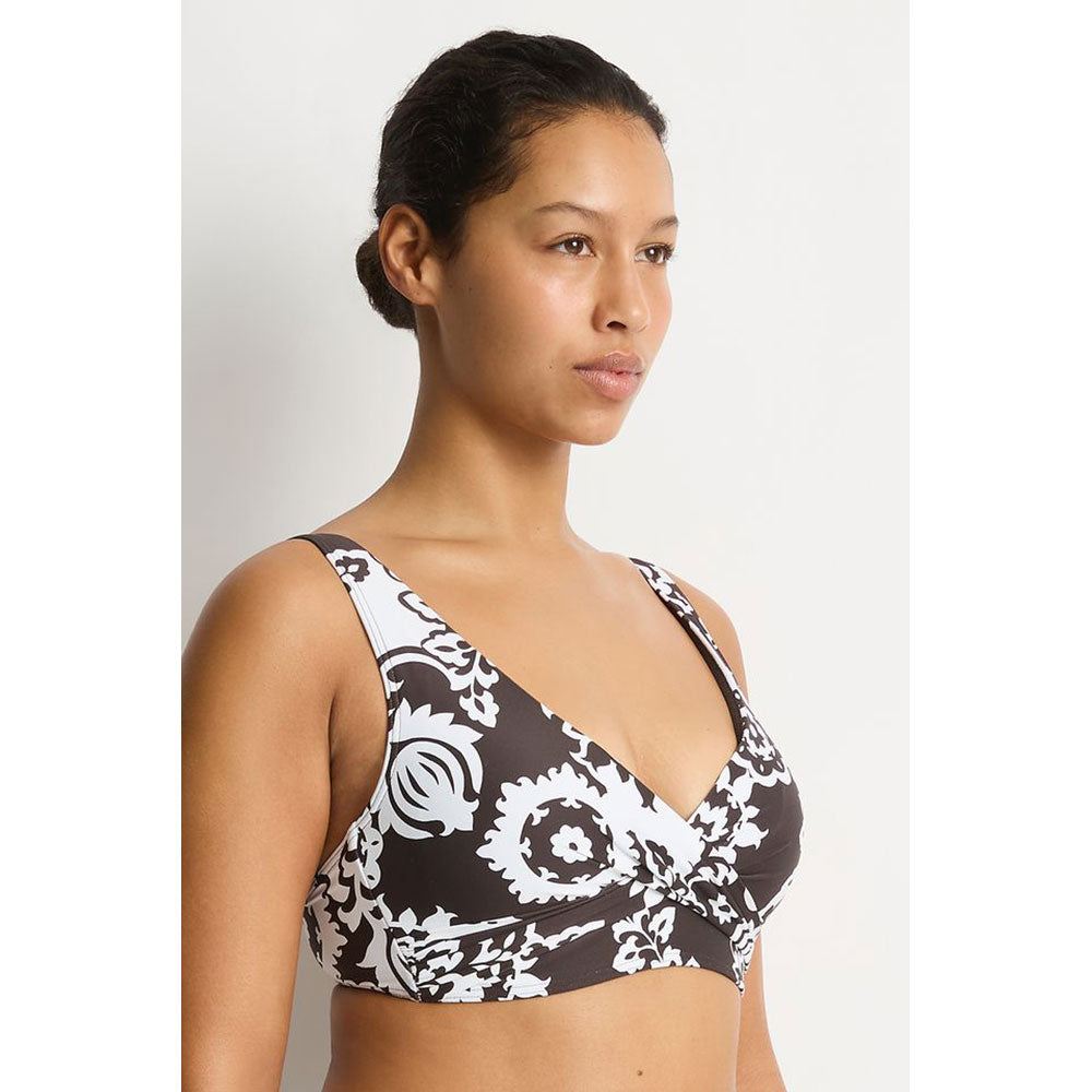 Sea Level Australia Kastello Cross Front Multifit Bra Top