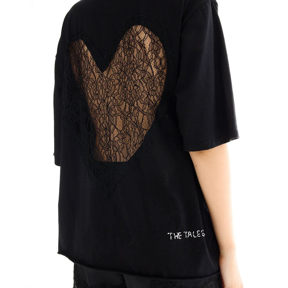 The Tales Lace Back Heart Street Tee