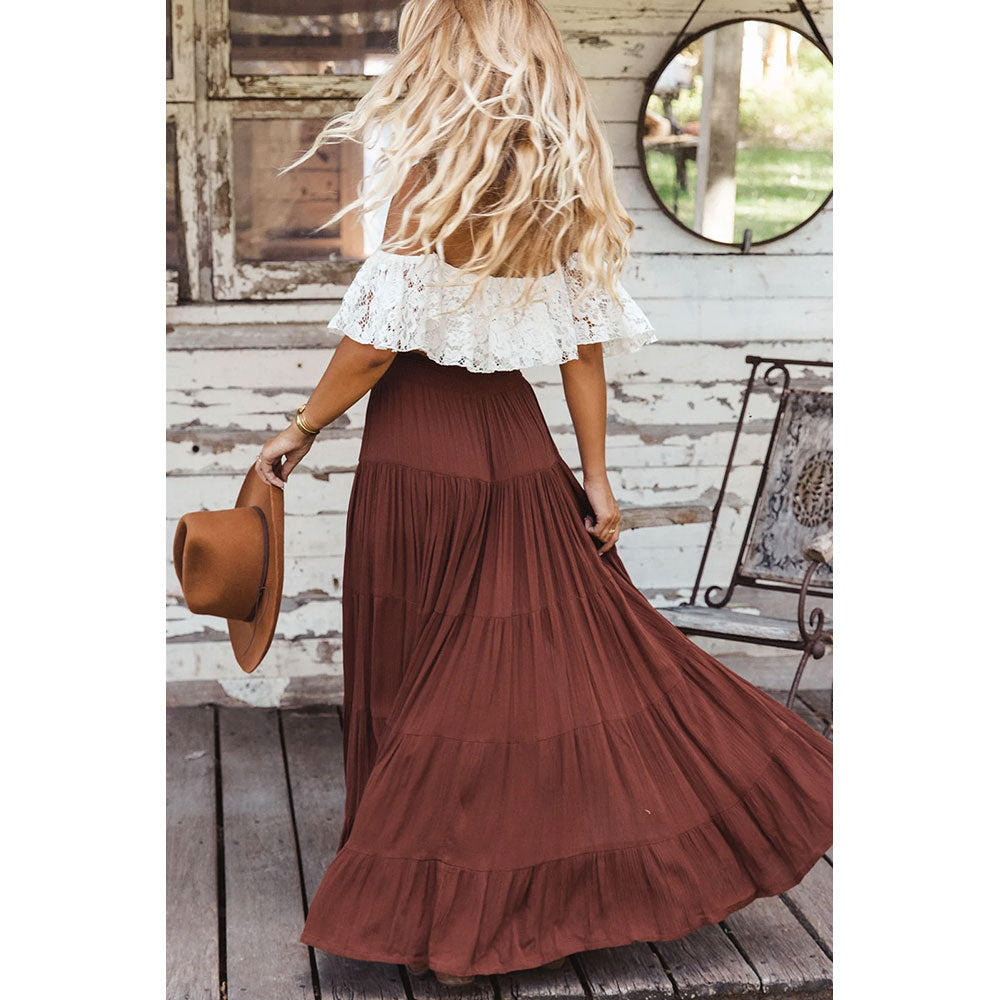 Tropical Dream Flora Maxi Skirt