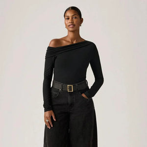 Levis Clara Off Shoulder Long-Sleeve Top