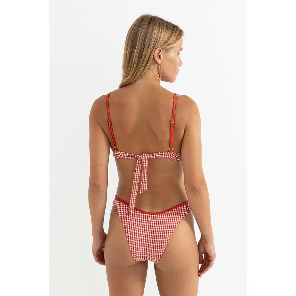 Rhythm Lola Check Hi Cut Pant