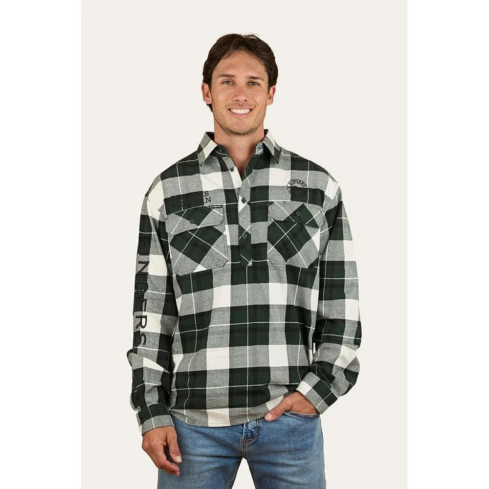 Ringers Western Kingswood Half Button Flannel