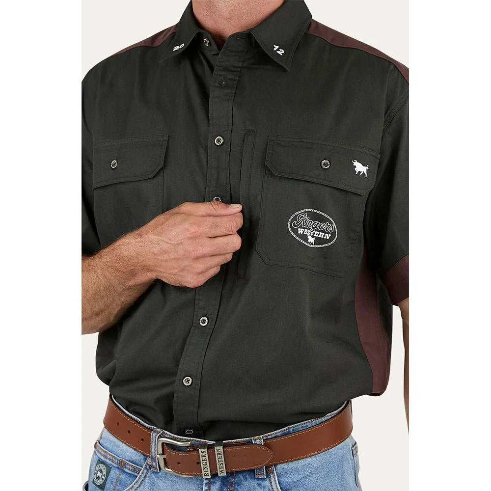 Ringers Western Back Roads Short Sleeve Work Shirt