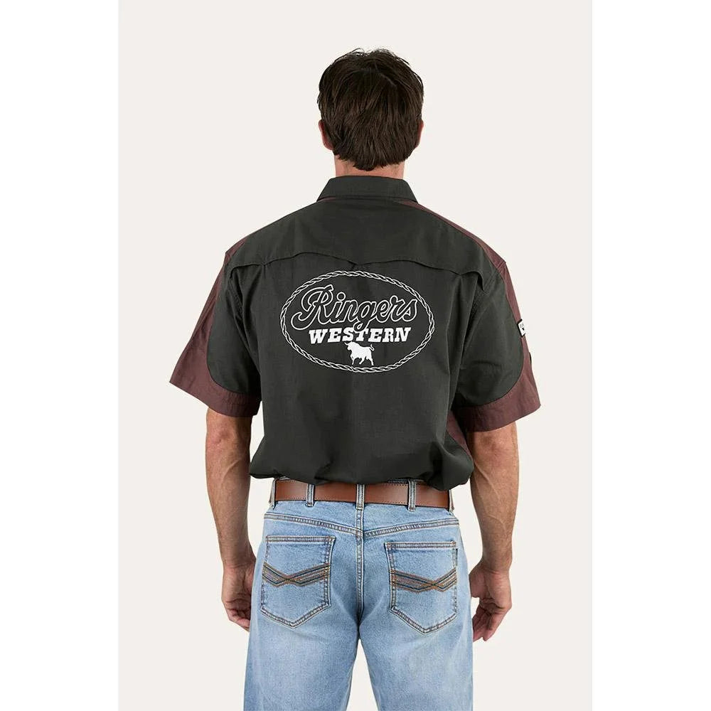 Ringers Western Back Roads Short Sleeve Work Shirt