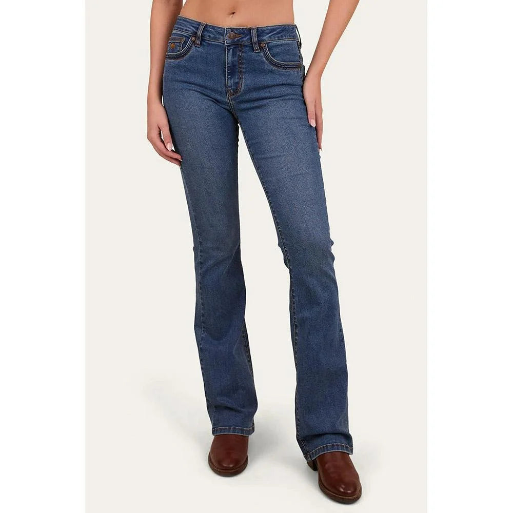 Ringers Western Caroline Mid-Rise Bootleg Jean - Long