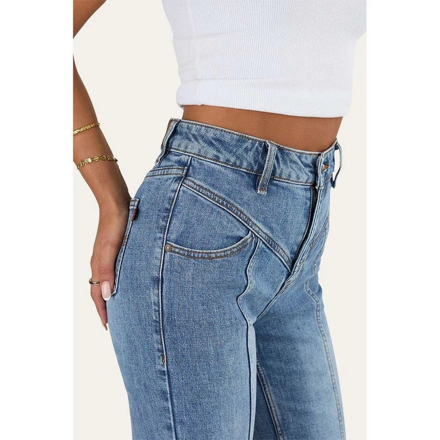 Ringers Western Edith High Rise Bootleg Jean - Long Length