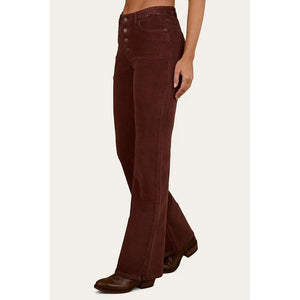 Ringers Western Betsy Corduroy High Rise Bootleg Jean - Long