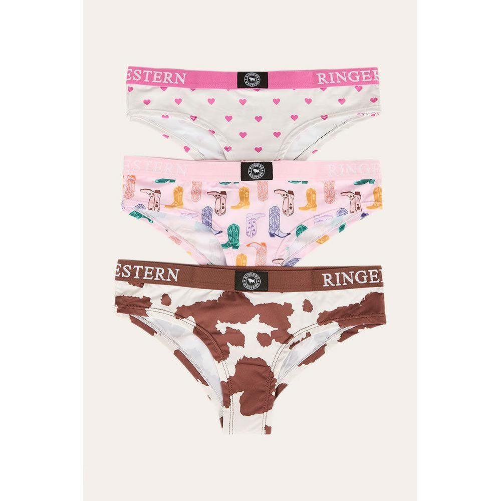 Ringers Western Rowdy Cowgirl Brief - 3 Pack