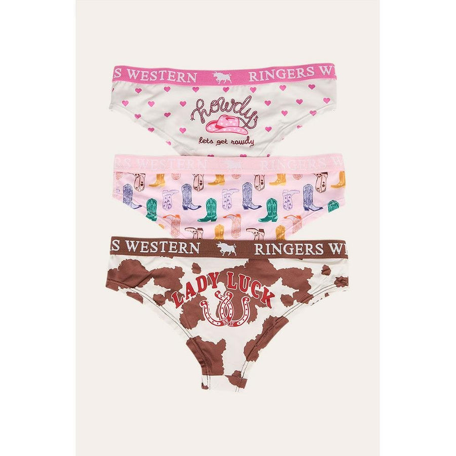 Ringers Western Rowdy Cowgirl Brief - 3 Pack