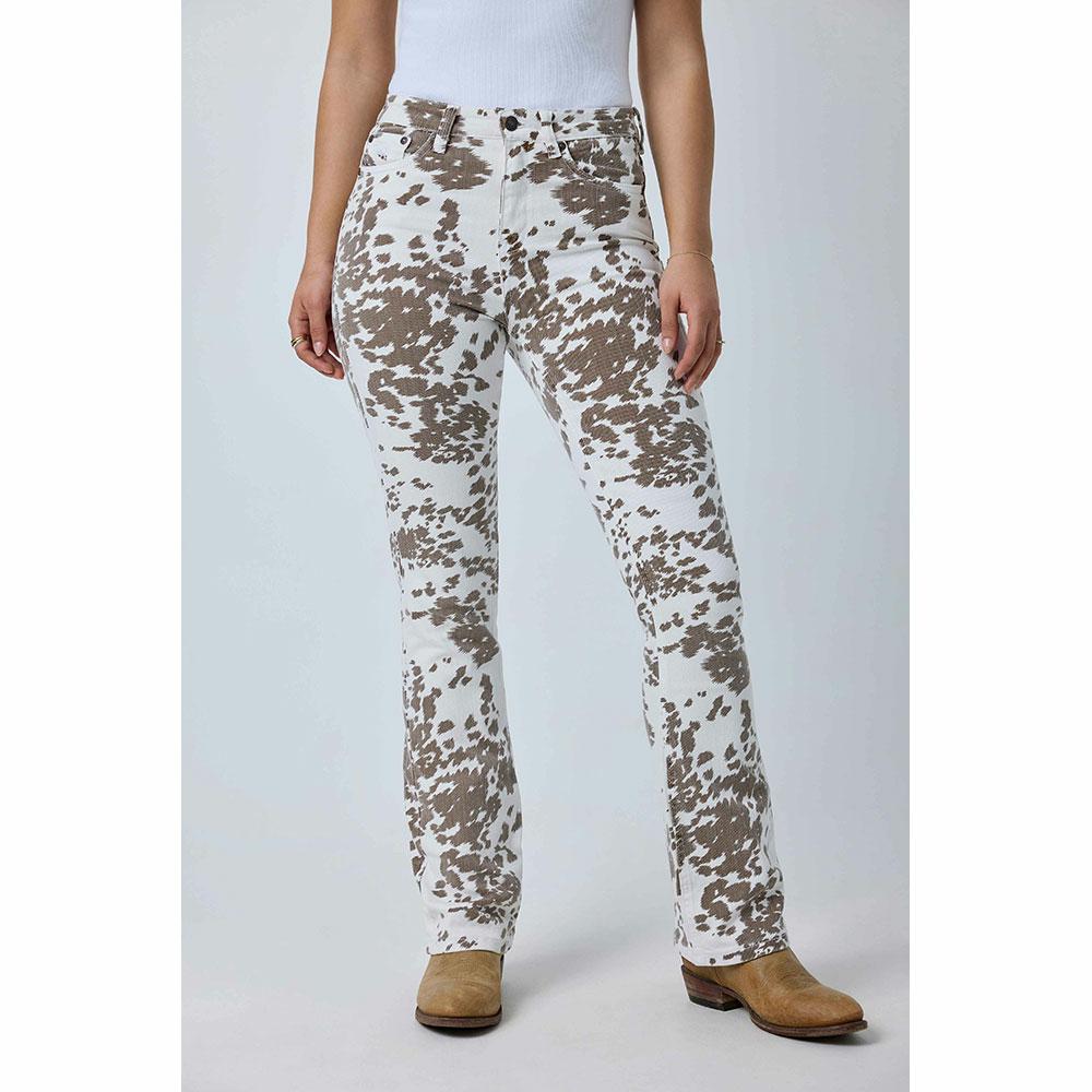 Ringers Western Penny Wild Hide High-Rise Bootleg Jean