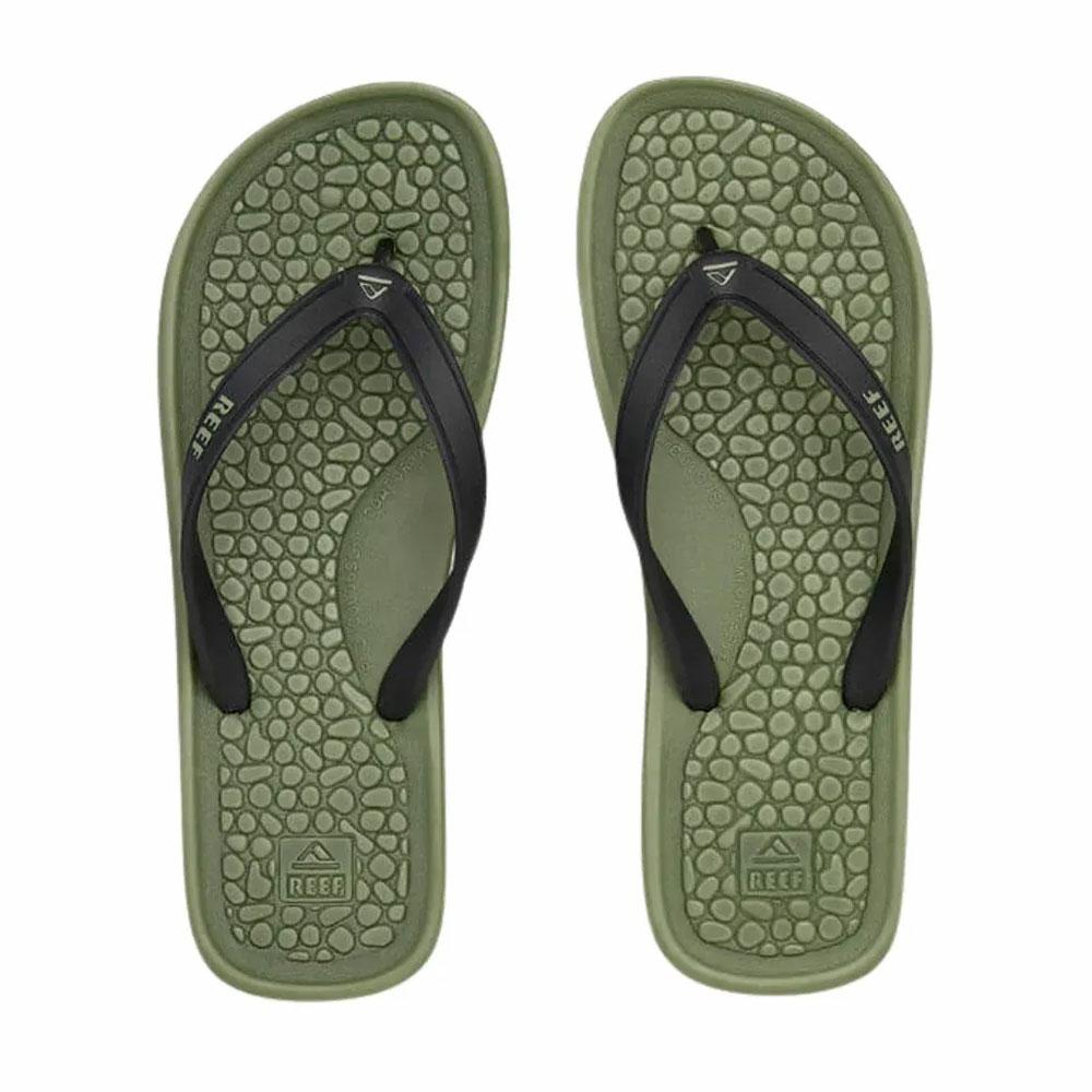 Reef G-Land Thongs - Olive/Black
