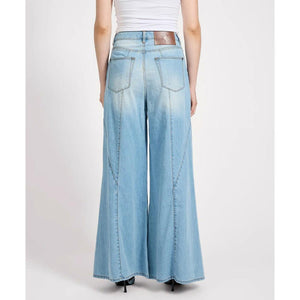 One Teaspoon Hollywoods High Waist Wide Leg Jeans