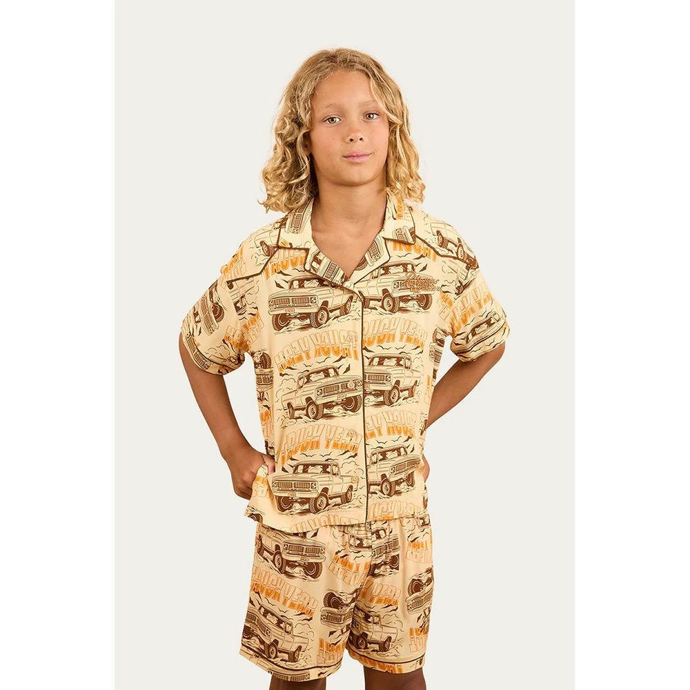 Ringers Western Truck Yeah Kids Short Pyjama Set