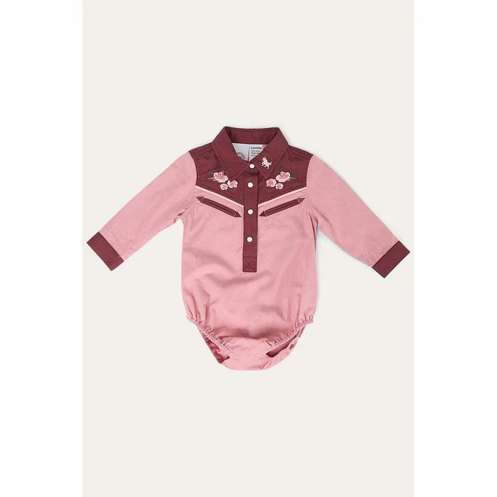 Ringers Western Bonnie Babies Western Shirt Romper