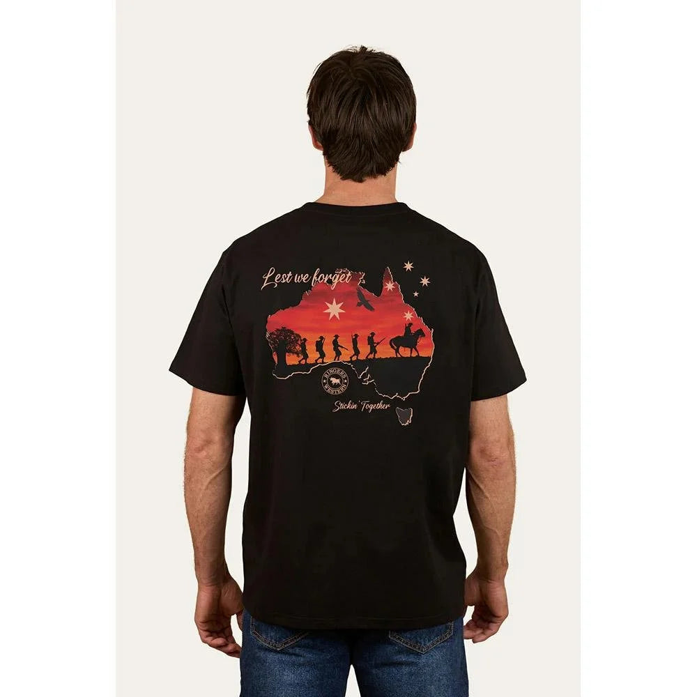 Ringers Western Lest We Forget T-Shirt
