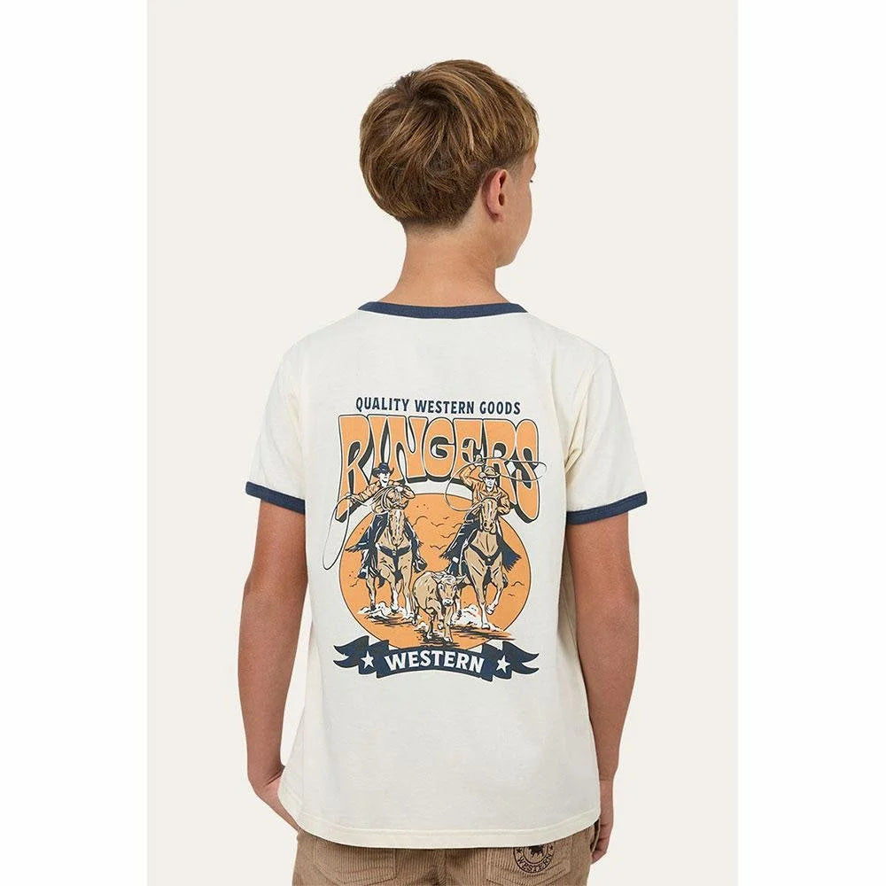 Ringers Western Dust N Ropes Boys Ringer T-Shirt