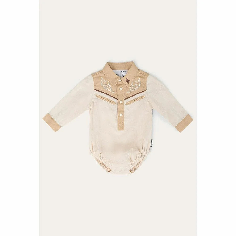 Ringers Western Beau Babies Western Shirt Romper
