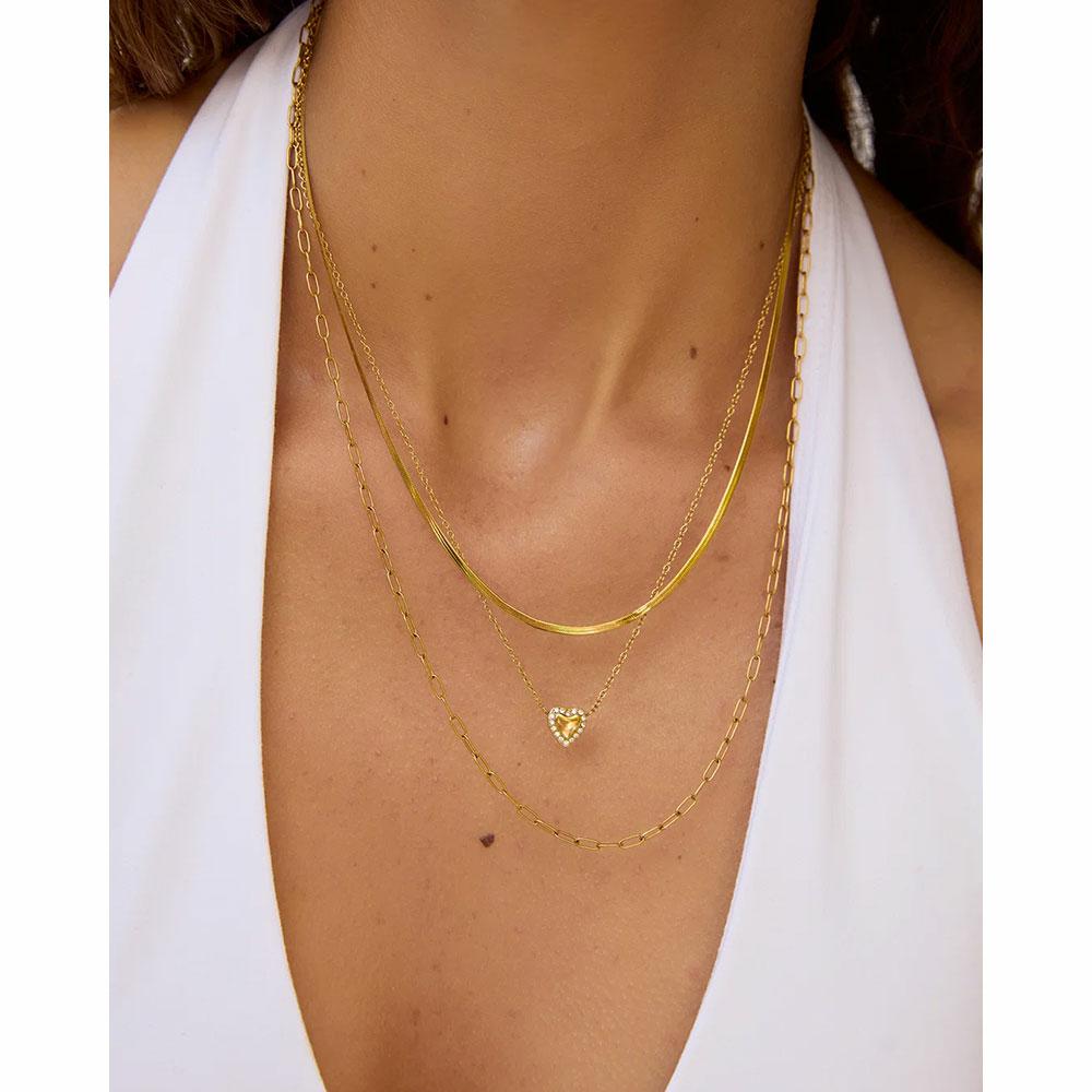 Arms of Eve Rosie Heart Necklace