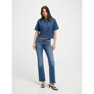 Levis Superlow Boot Jeans - Darted Denim