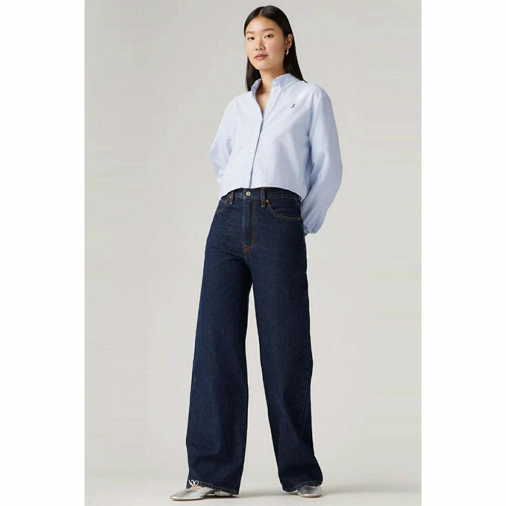 Levis Ribcage Wide Leg Jeans - Shaded View