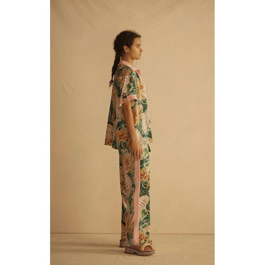 Aur Ocea Ibisco Straight Leg Pants