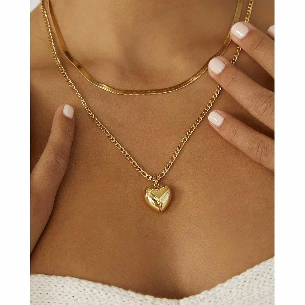 Arms of Eve Rose Heart Necklace