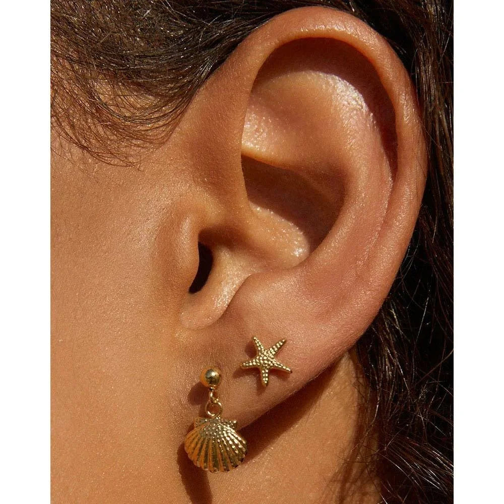 Arms of Eve Starfish Gold Studs