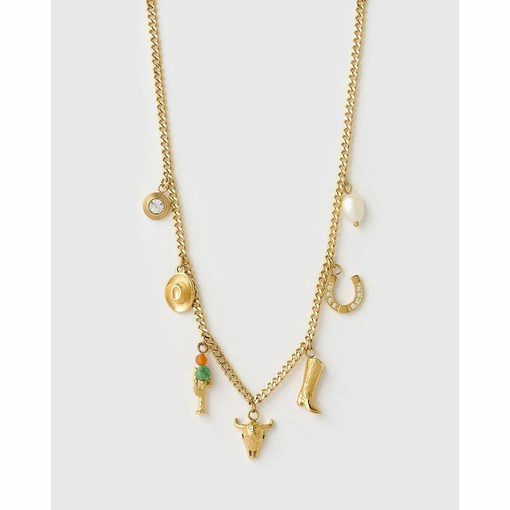 Arms of Eve Rodeo Gold Charm Necklace