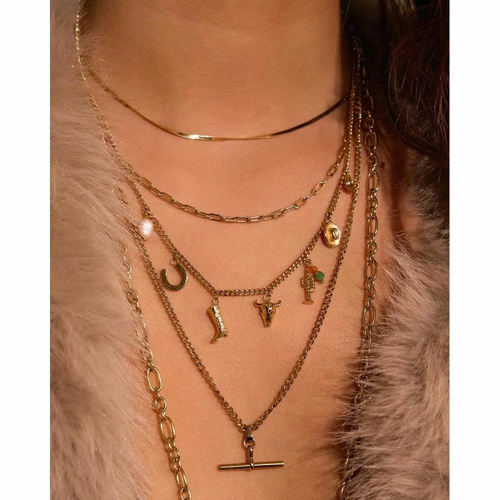 Arms of Eve Rodeo Gold Charm Necklace
