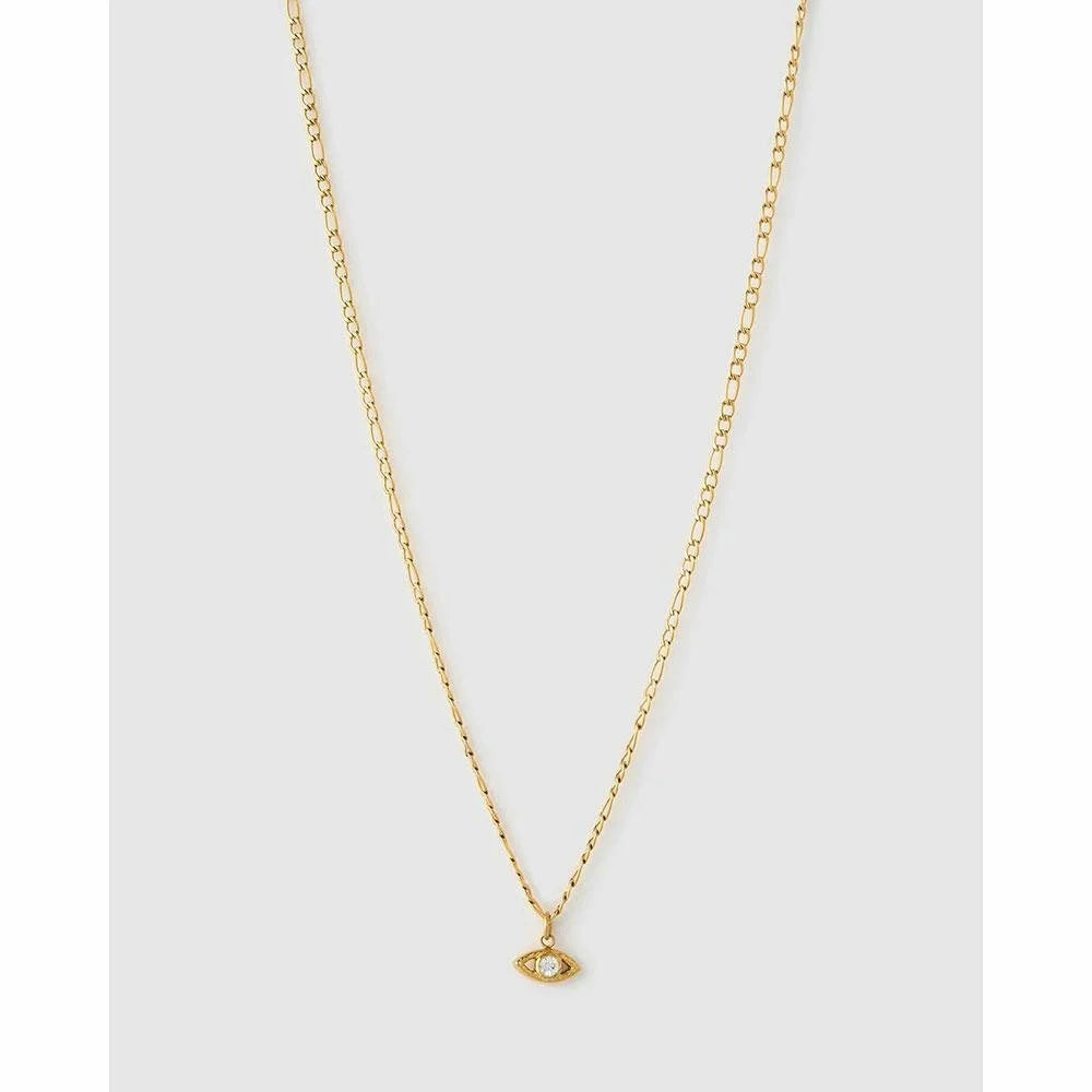 Arms of Eve Golden Eye Necklace