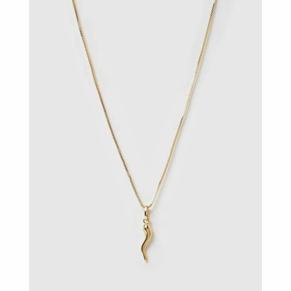 Arms of Eve Cornicello Gold Charm Necklace