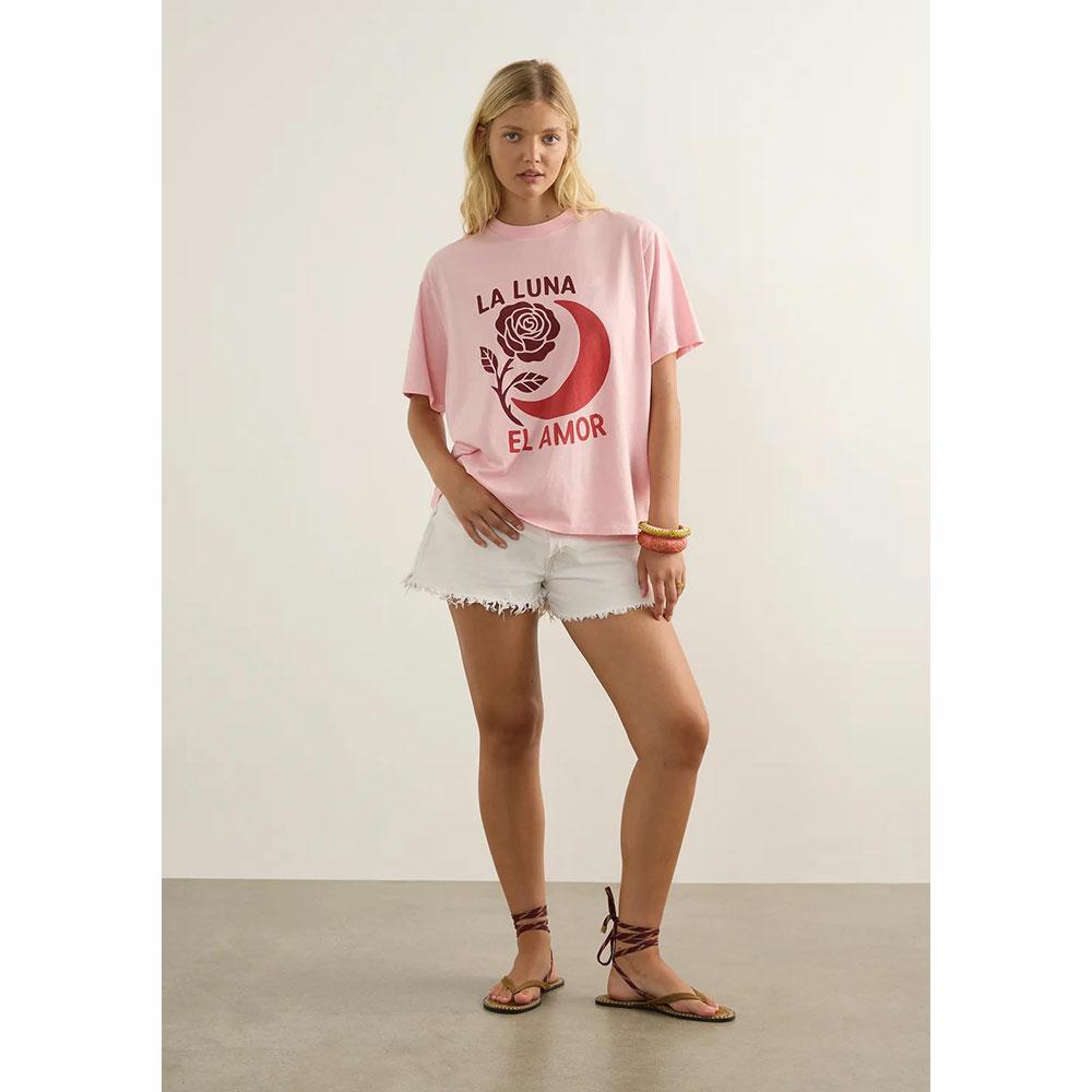 Auguste Moon Rose Boyfriend Tee