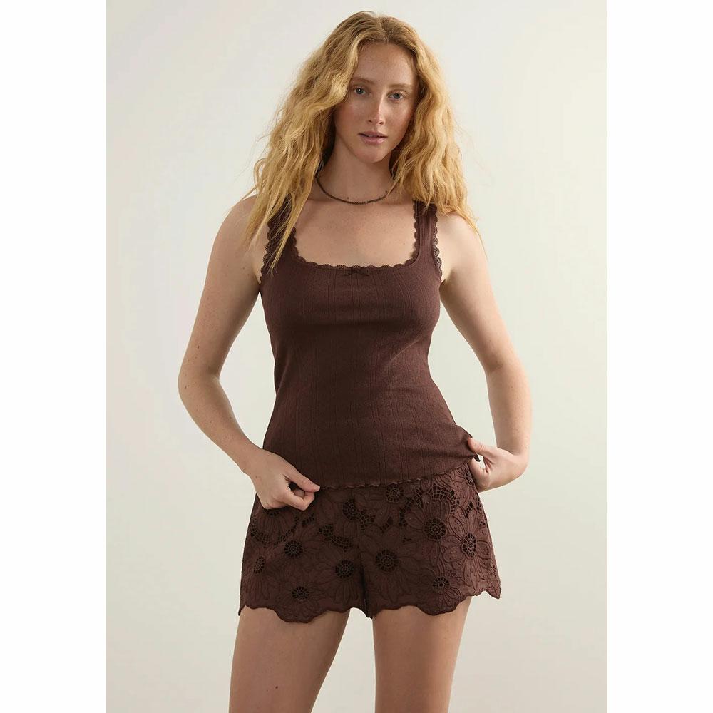 Auguste Mazie Tank - Chocolate