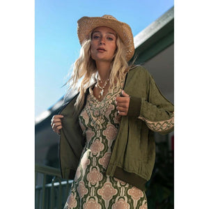 Barefoot Blonde Marlo Bomber Jacket