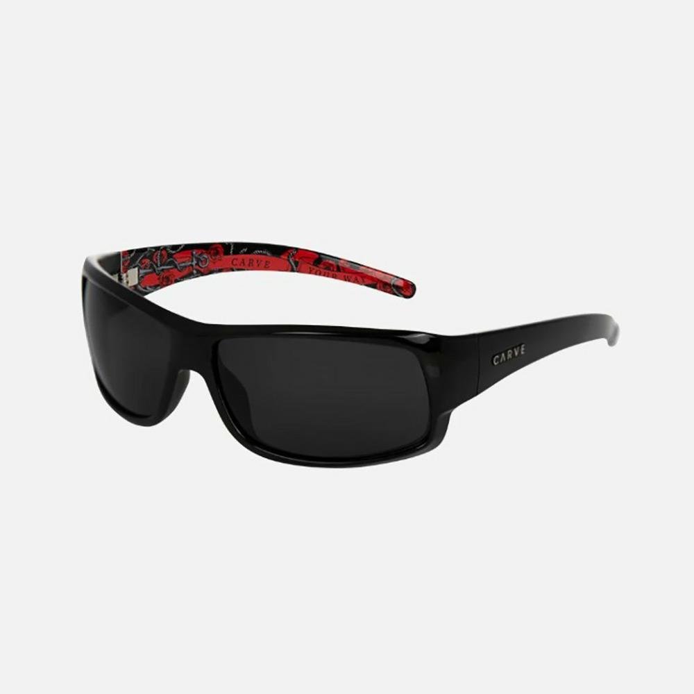 Carve Sonny - Gloss Black Frame With Polarized Lens Sunglasses