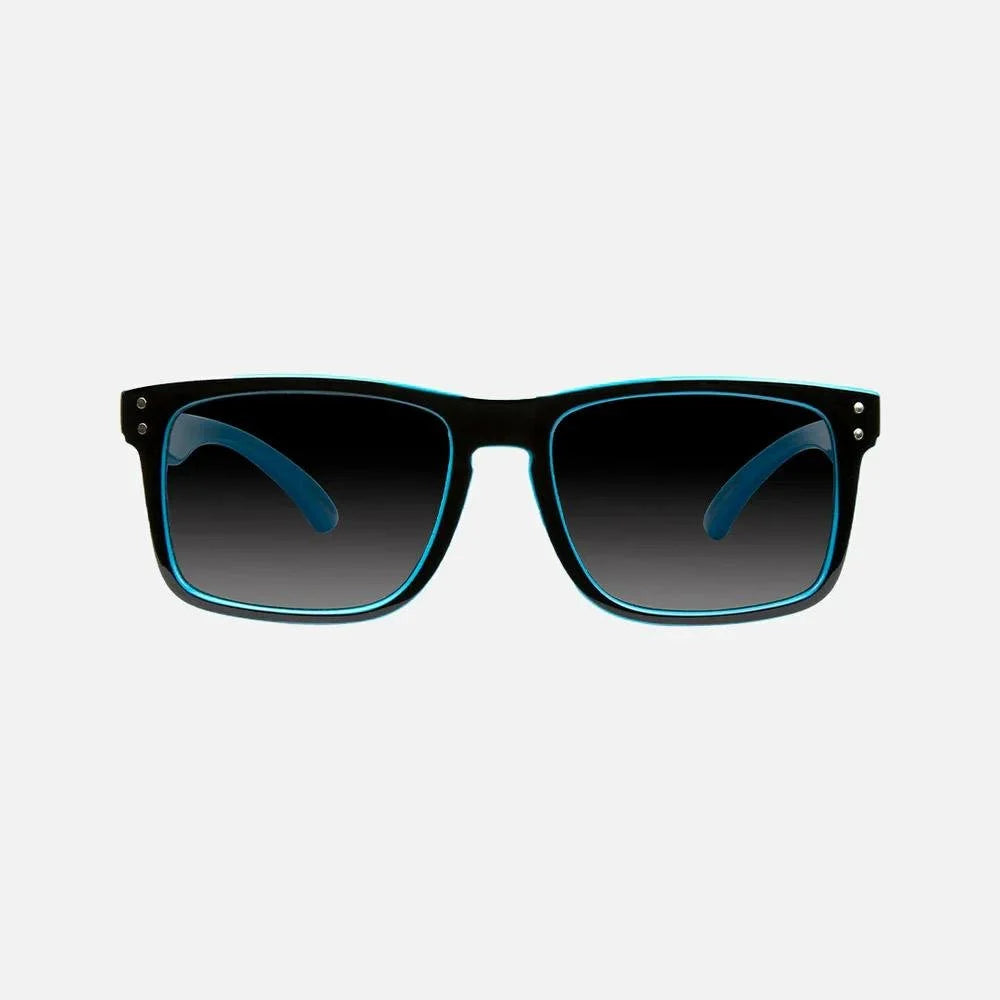 Carve Goblin - Polarized Gloss Black / Blue Frame Sunglasses