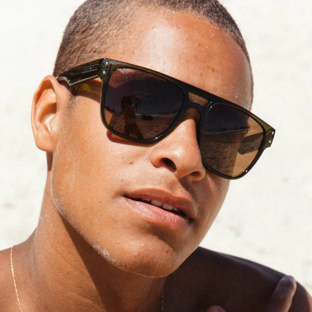 Carve The Hub - Crystal Forest Brown with Polarized Lens Sunglasses