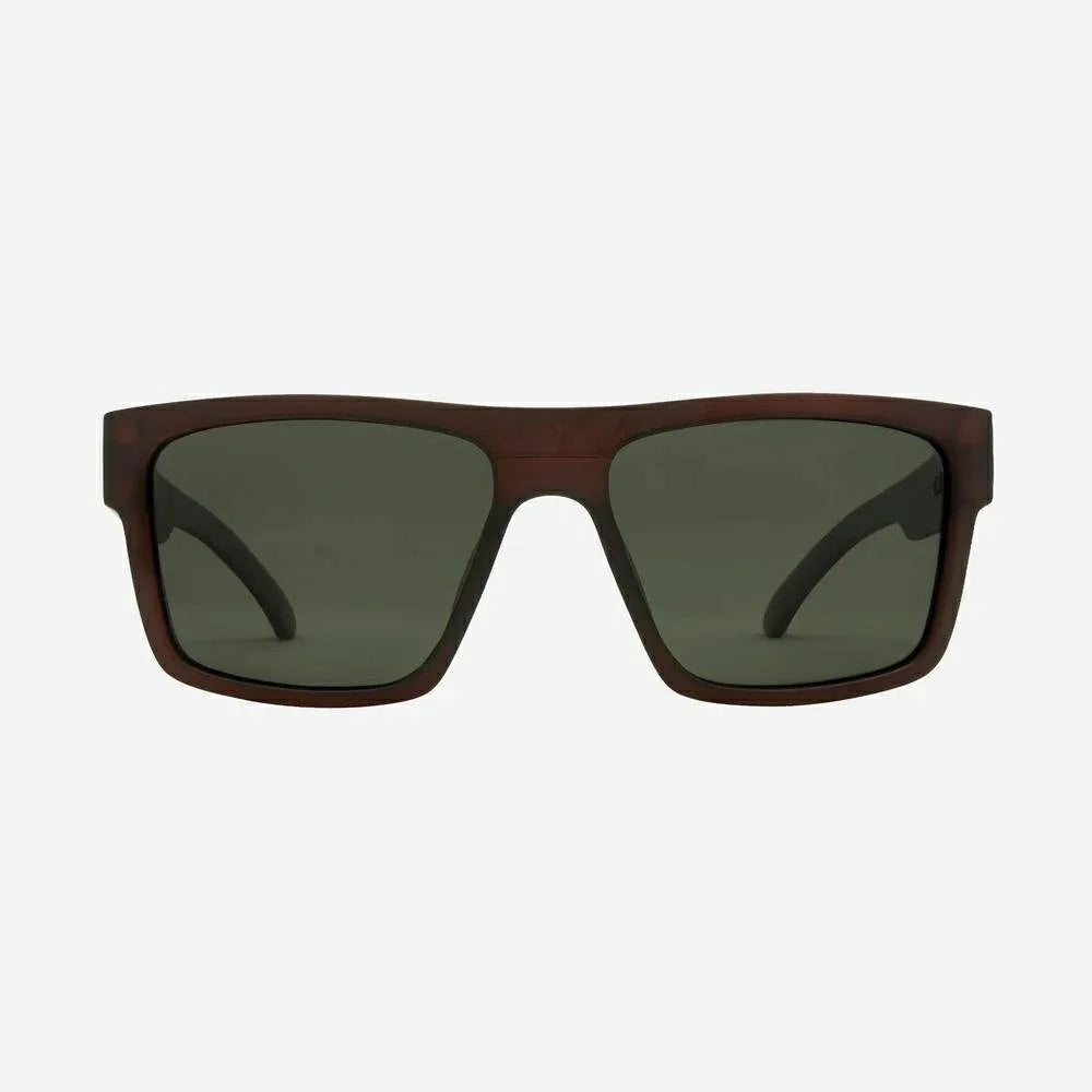 Carve Volley XL - Matte Translucent Brick Frame With Green Polarized Lens Sunglasses