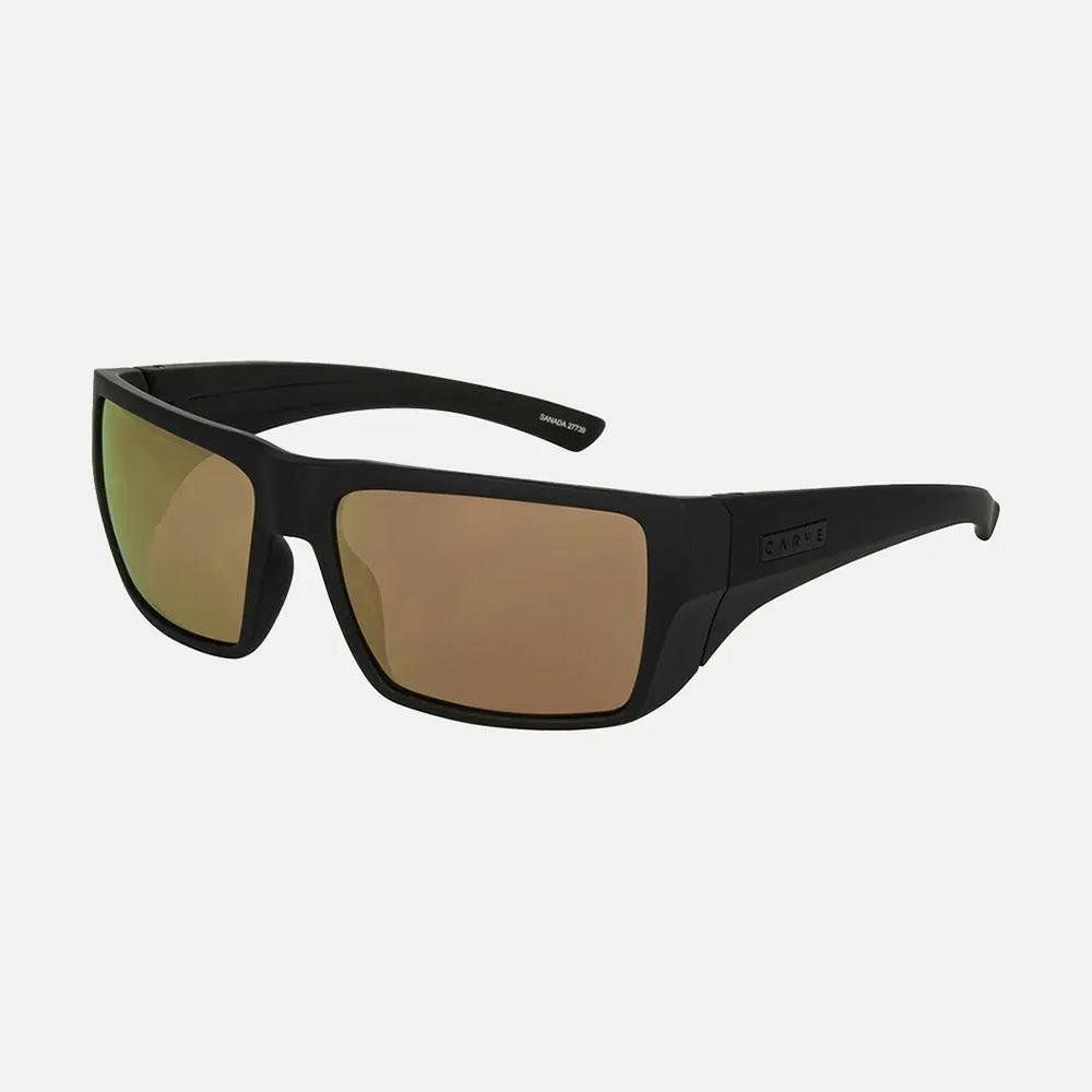 Carve Sanada - Matt Black Frame with Polarized Copper Iridium Lens Sunglasses