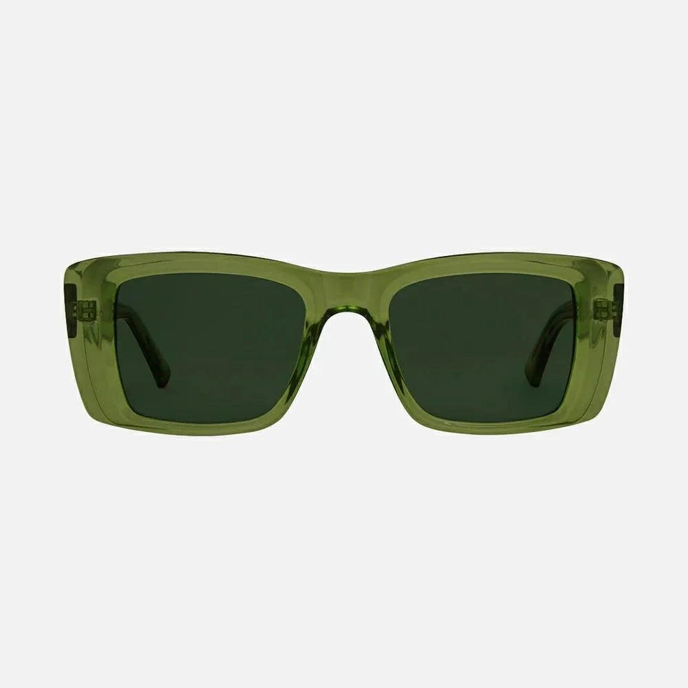Carve Hey Ho - Crystal Olive Frame With Green Lens Sunglasses