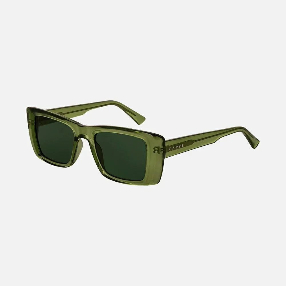 Carve Hey Ho - Crystal Olive Frame With Green Lens Sunglasses