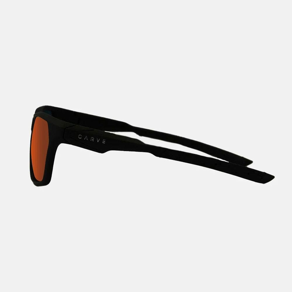 Carve Advantage Matte Black Frame With Red Iridium Lens Sunglasses