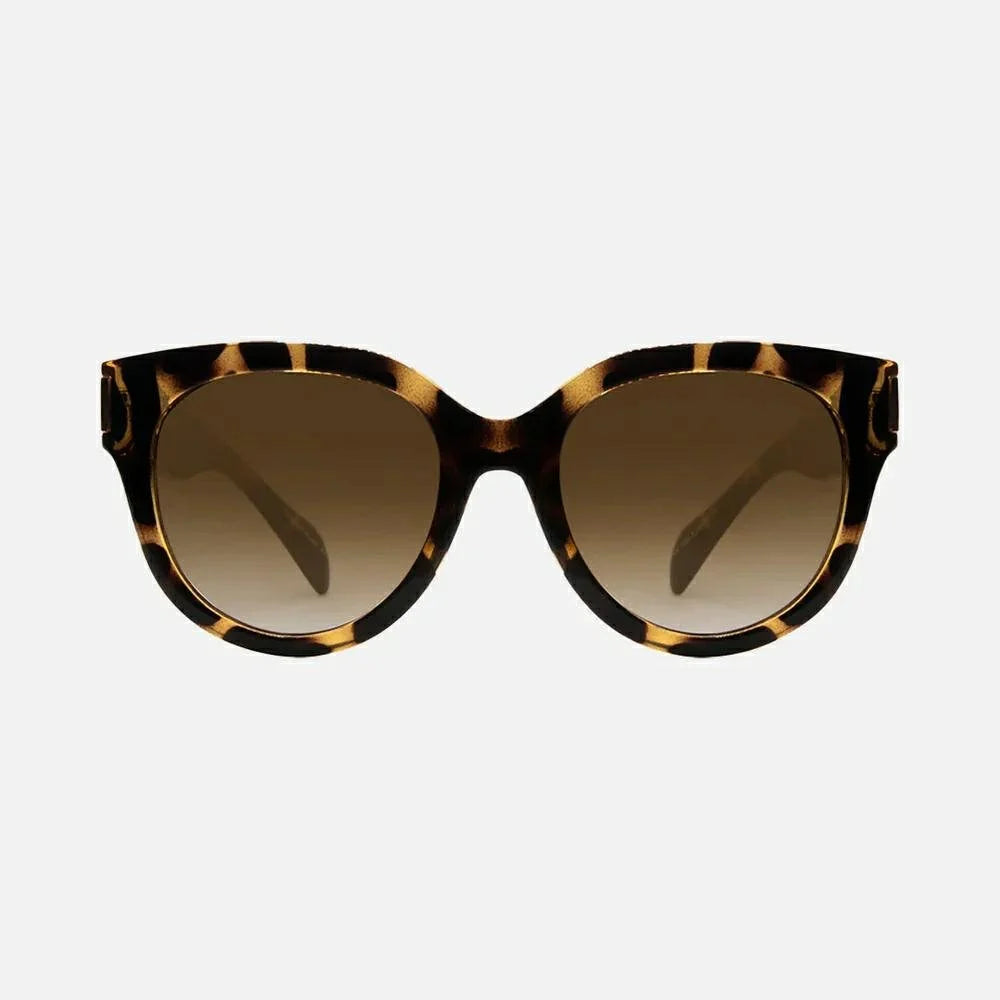 Carve Vivian - Yellow Tort Frame With Brown Gradient Lens Sunglasses
