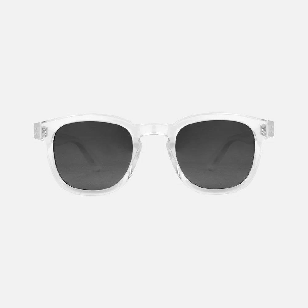 Carve Havana - Gloss Clear Crystal Frame with Grey Polarized Lens Sunglasses