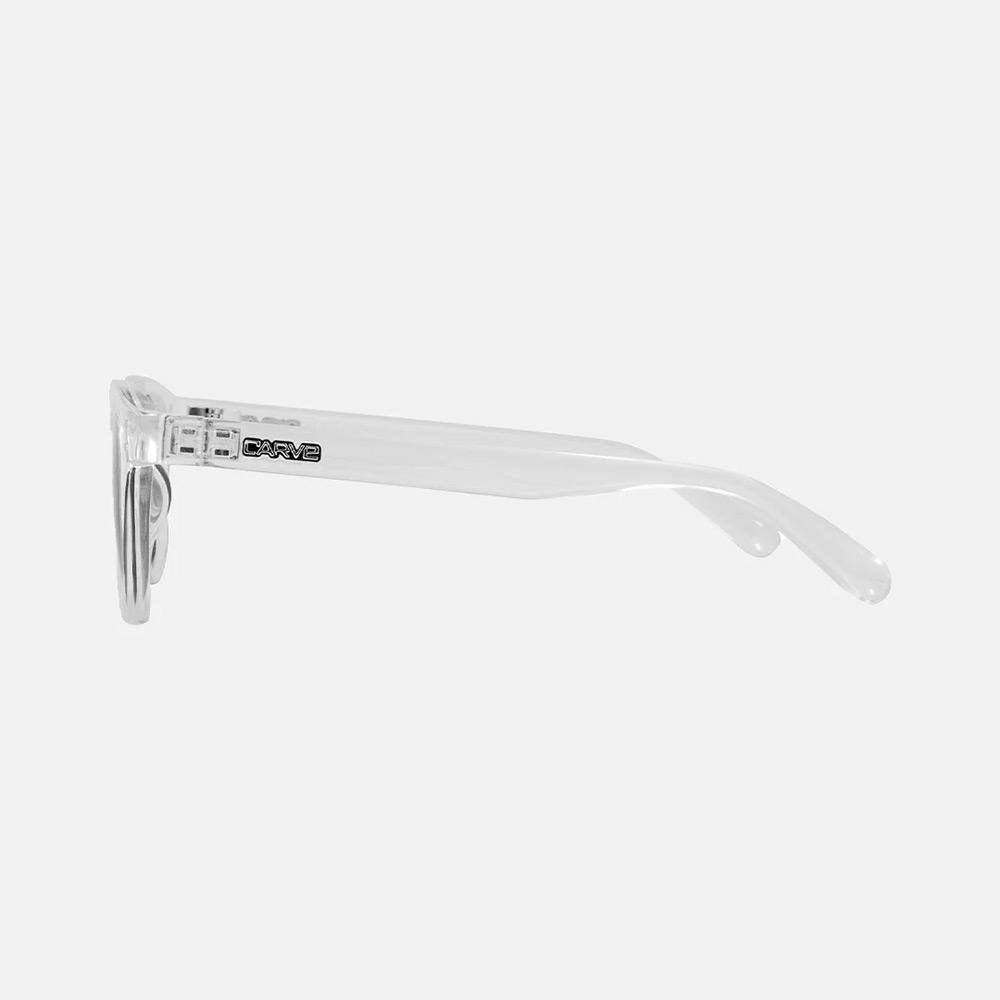 Carve Havana - Gloss Clear Crystal Frame with Grey Polarized Lens Sunglasses
