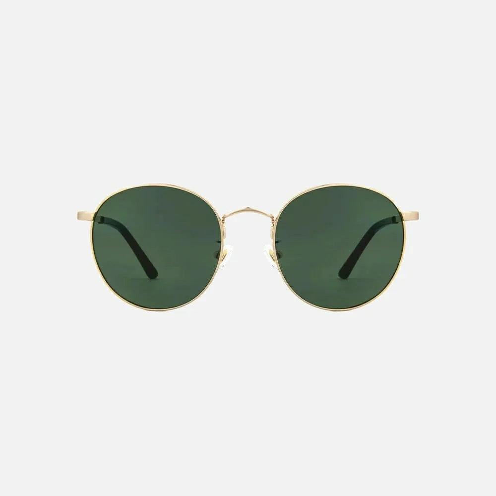 Carve Heidi - Brushed Gold Frame With Green Lens Sunglasses