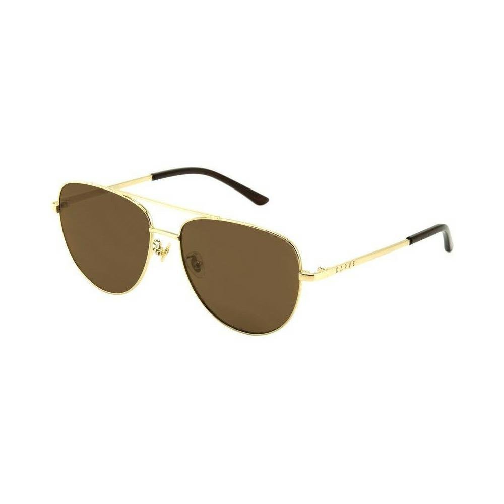 Carve Solana - Gloss Gold Frame With Brown Lens Polarised Sunglasses